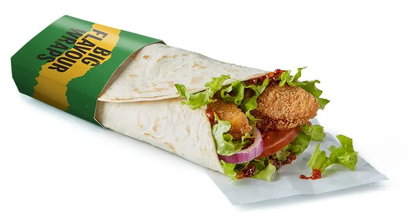 The Spicy Veggie one (McDonald's Wrap of the for Monday and Thursday)