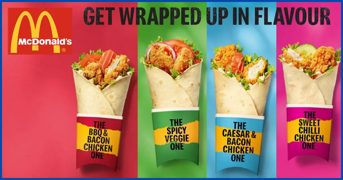 McDonald's Wrap of the Day UK [March 2024] Daily Flavours