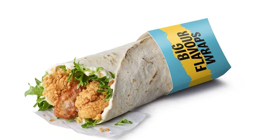The Caesar & Bacon Chicken One - Crispy (McDonald's Wrap of the for Monday and Saturday)
