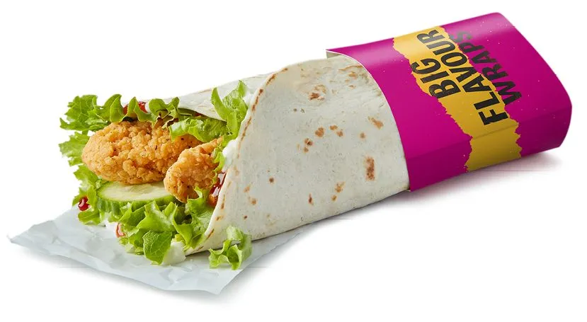 McDonald's Wrap of the Day The Sweet Chilli Chicken One Crispy